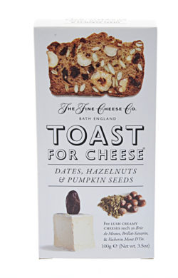 Toasts for Cheese - Date and Hazlenut
