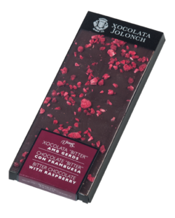 Vicens Bitter chocolate with Raspberry 100g