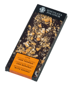 Vicens Bitter Chocolate with Orange 100g