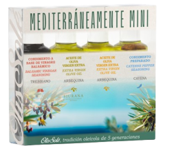 Ester Sole 4 x 40ml Arbequina Extra Virgin Olive Oil & Balsamic Vinegar Gift Pack