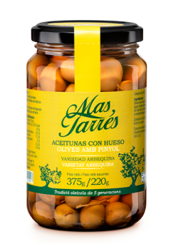 Ester Sole Mas Tarres Arbequina Olives 220g