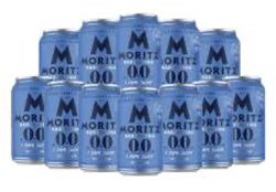 Moritz 0.0 Alcohol Free Lager 330ml (Cans)