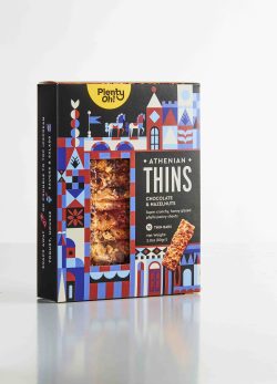 Athenian Thins honey phyllo with chocolate & hazelnut 80g – part of Lunya's Christmas 2026 range