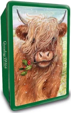 Highland Cow Tin of Biscuits 300g