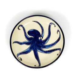Blue Octopus Bowl
