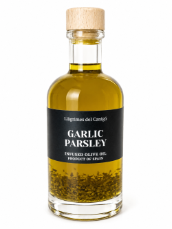 Garlic and Parsley Infused Olive Oil - Llagrimes del Canigo