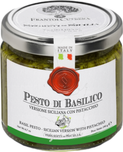 Frantoi Cutrera Sicilian basil pesto with pistachio – part of Lunya's Christmas 2026 range