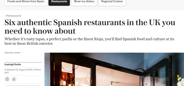 Telegraph article