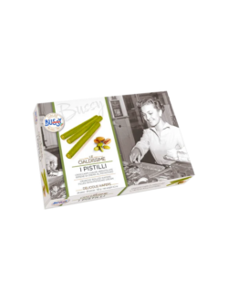 Bussy I Pistilli pistachio cream wafers 120g – part of Lunya's Christmas 2026 range