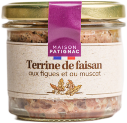 Maison Patignac pheasant terrine with figs and Muscat 90g – part of Lunya's Christmas 2026 range